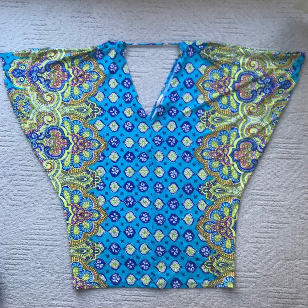 Trina Turk Corsica After Swim Coverup Dress Sz Sm